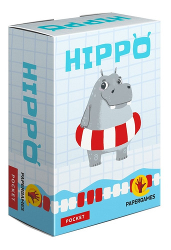 Jogo De Tabuleiro Pocket Hippo Papergames Board Game Cartas