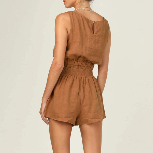 Conjunto De Pantalones Cortos Sin Mangas Chocolate Xxl Uk Pl