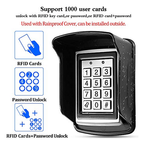 Kit De Sistema De Control De Acceso Rfid Hfeng Diy Para Uso