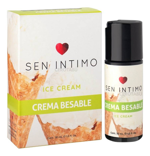 Crema Besable Comestible Ice Cream Senintimo 30ml Sexo Oral