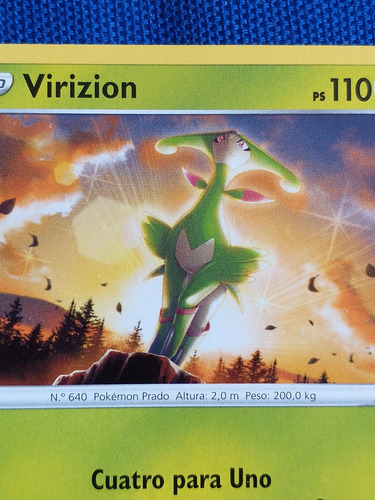 Virizion Basico No.640 014/195 Tcg Pokémon 2021 Españo (Usado)