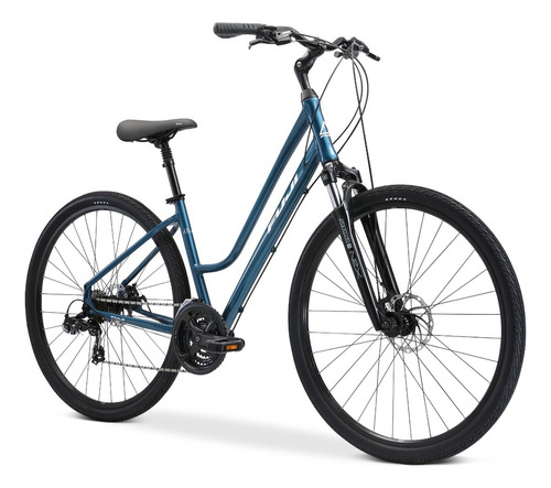 Bicicleta Urbana Crosstown 1.5 Ls Teal Color Azul