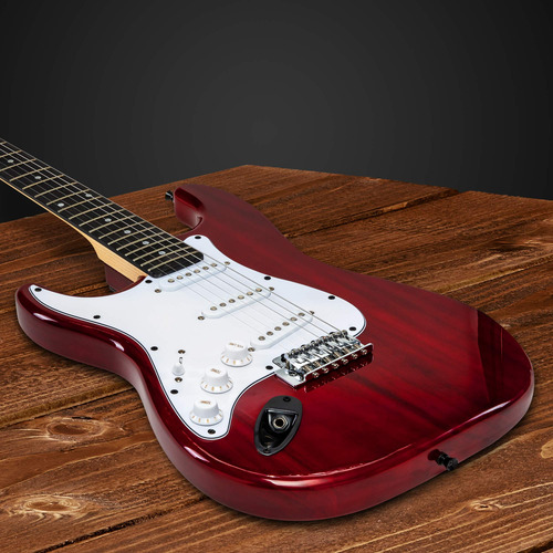Guitarra Eléctrica Lyxpro Left Hand 39 Con Kit De Inicio, C