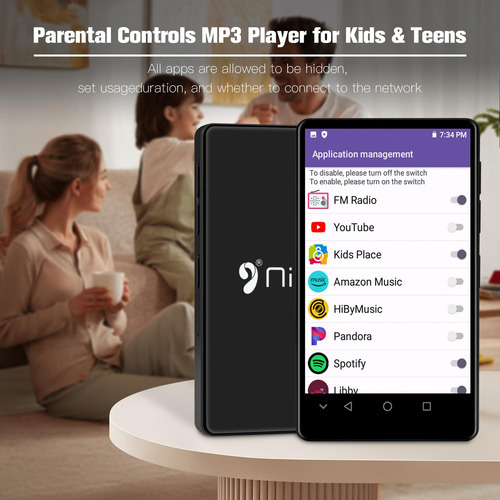 Reproductor Mp3 De 80 Gb Con Bluetooth Y Wifi, Reproducción