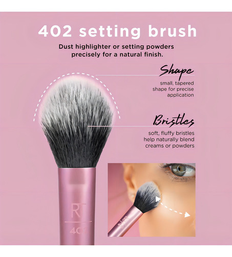 Set De 4 Brochas De Maquillaje Real Techniques 1786 1786