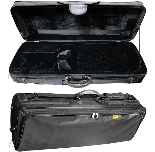 Estojo Case Viola De Arco Kloss Retangular Preto