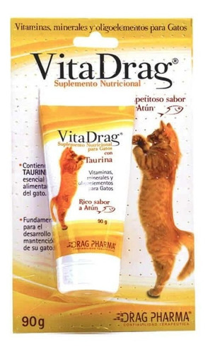 Vitadrag Suplemento Nutricional Gato - Taurina Y Minerales