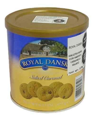 Lata Galletas Royal Dansk Danesas Caramelo Salado 175g 