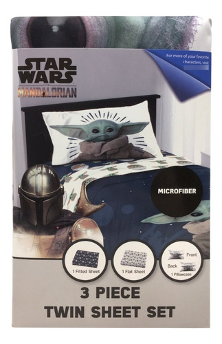 Juego De Sabanas Matrimonial The Mandalorian Baby Yoda