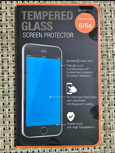 Protector De Pantalla Vidrio Templado, Para iPhone 6 / 6s