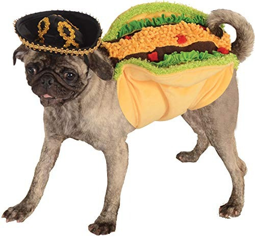 Traje Para Mascotas Taco Rubie, Pequeño.