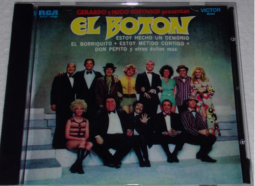 Gerardo Y Hugo Sofovich -el Boton - Cd Bajado De Lp / Kktus