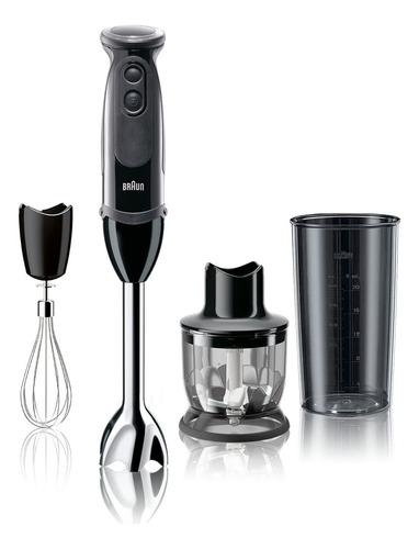 Braun Mq5025 Batidora De Mano Multiquick Vario Negro Ews