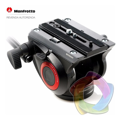 Imagem 2 de 6 de Manfrotto Mvh500ah + Mt190xpro3 Tripé Profissional Filmadora