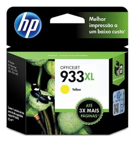 Cartucho Tinta Original Hp 933xl Amarelo Cn056al 7110