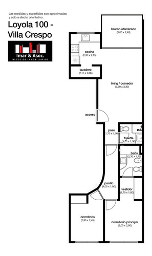 Imagen 9 de 30 de Venta Departamento Villa Crespo Balcón Loyola