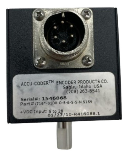 Encoder Incremental Eixo 3/8 716-0100os6ssns159 Accu-coder
