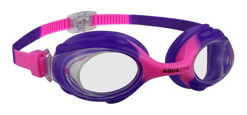 Imagen 3 de 6 de Goggle Az Gummy 6325-1 Junior Claro/morado/rosa