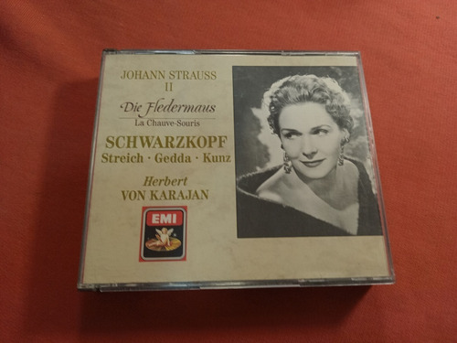 Johann Strauss 2  / Die Fledermaus Opereta Cd Doble /hol B27