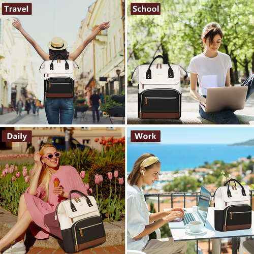 Mochila Para Mujer, Se Adapta A Una Bolsa Para Computadora P