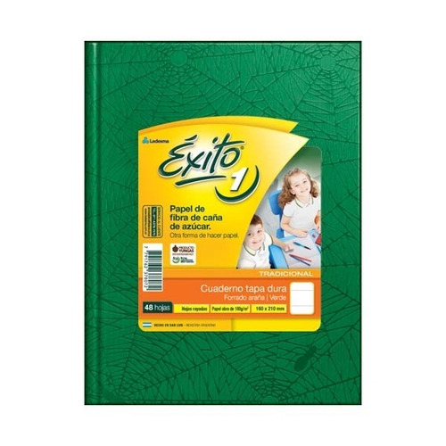 Imagen 9 de 10 de Cuadernos Exito Tapa Dura Forrados 48 Hojas X8 Variado