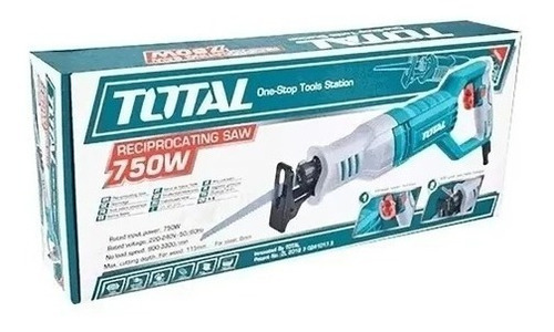 Imagen 8 de 10 de Set Sierra Sable Elec 750w Total+ 2 Prensas Sargento Tipo F