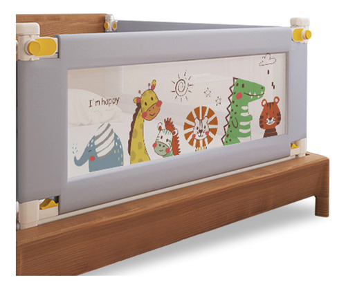 Baranda De Cama Seguridad Bebe Plegable Ajustable