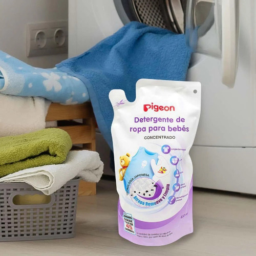 Recarga Detergente De Ropa Para Bebés 450 Ml Pigeon