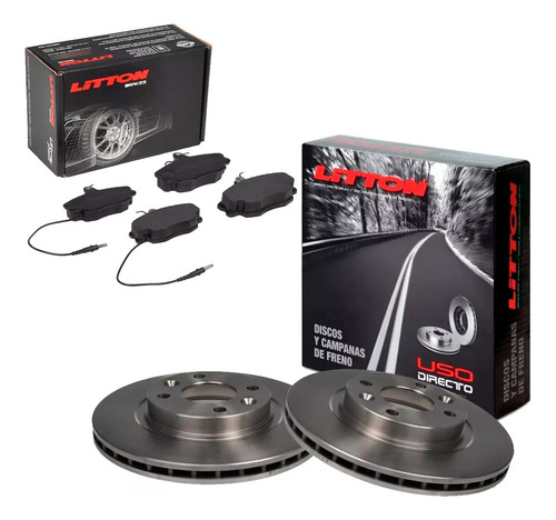 Kit Discos Y Pastillas Freno Renault Clio 2 259mm
