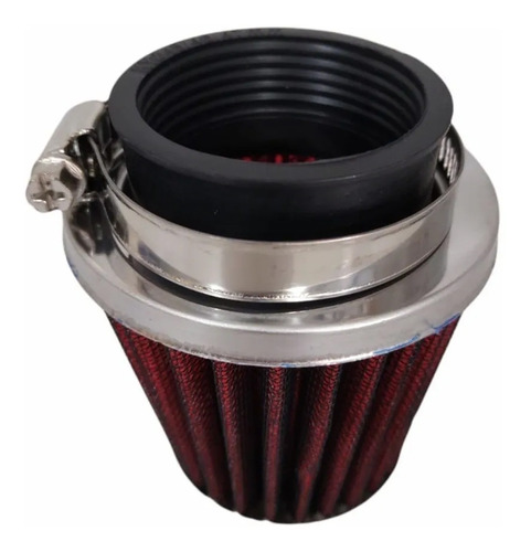 Imagem 3 de 4 de Filtro Ar Esportivo Cônico Cg Fan Titan Ybr 125 45mm Eksim