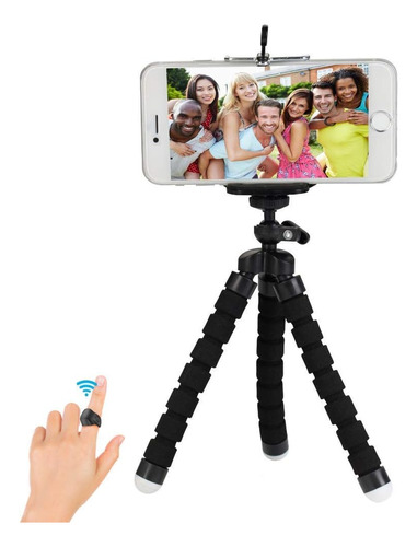 Wht - Control Remoto Bluetooth Para Selfie/video Con Trípode