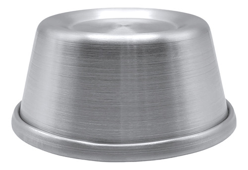 12 De Moldes Para Mini Flan Marina Extra 9x6.5x4.3cm Color Gris