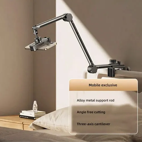 Soporte Para Cama Para Móvil Con Cuello De Ganso 360