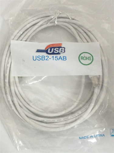 Cable Usb 4.5 Mts Para Impresora, Discos Duros Externos