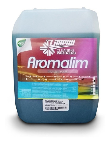 Aroma Lima Limon Cristalino 1 Porron De 5 Lt