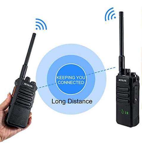 Rádios Bidirecionais Retevis Rt86 Walkie Talkies De Longa P