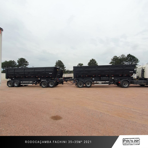 Rodotrem Caçamba Basculante Facchini 35+35m 2021 Rodocaçamba