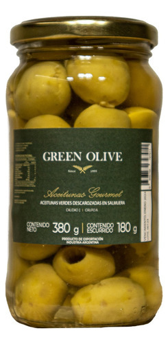 Aceitunas Verdes Descarozada N° 0 X380g