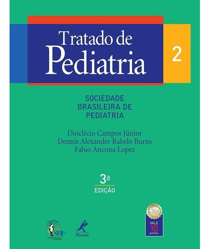 Livro Tratado De Pediatria - 2 Volumes - Capa Dura