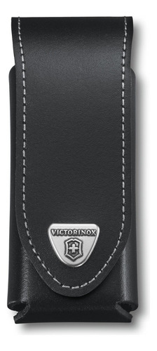 Bainha Couro Grande Victorinox Para Swisstool Preta 4.0833.l