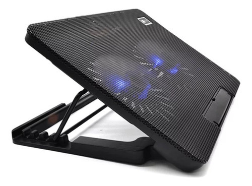 Base Refrigerante Doble Ventilador A2 | Silencioso | 2 Usb Color Negro