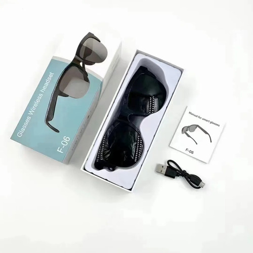 Lentes Gafas De Sol F-06 Bluetooth Manos Libres Inteligentes