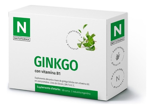 Natufarma Ginkgo Con Vitamina B1 X 60 Comprimidos