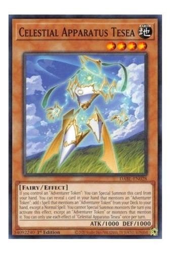 Celestial Apparatus Tesea (dabl-en028) Yu-gi-oh!