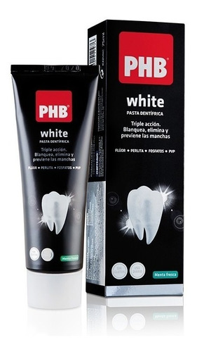 Pasta Dental Phb White 75 Ml.