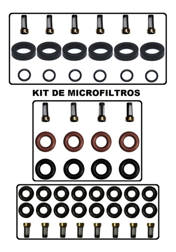 Kit Microfiltro Inyector Varios Modelos