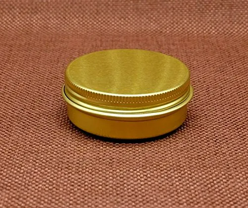 Contenedores De Aluminio Dorado De 2 Oz Con Tapa Roscada - S