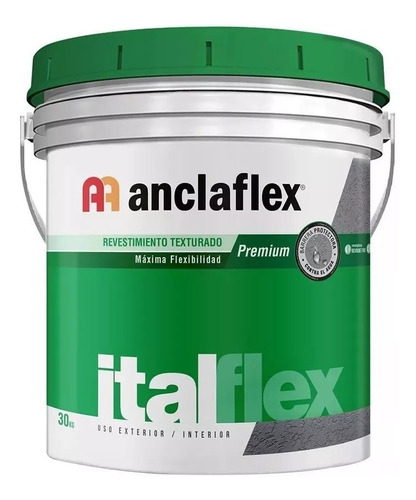 Revestimiento Texturado Anclaflex Italflex Medio 400ai 6 Kg