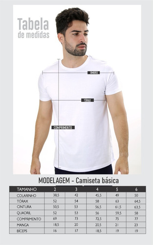 Imagem 5 de 5 de Camiseta Básica Pima Branca
