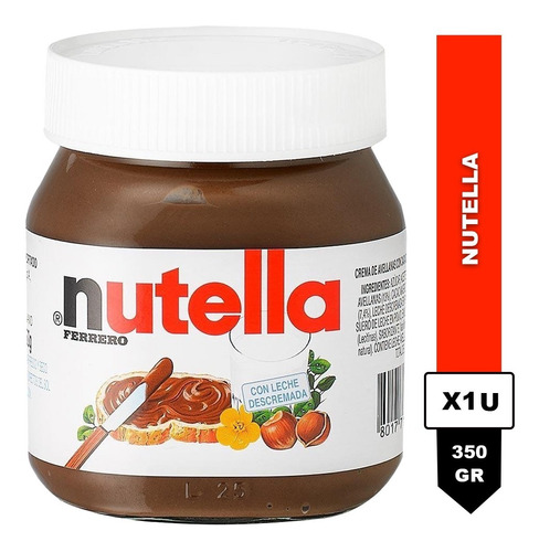 Nutella Ferrero 350g Chocolate Avellana Cacao